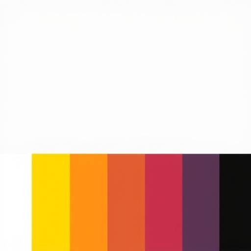 A color palette demonstrating high contrast ratios between text and background colors, ensuring readability for users with low vision or color blindness.